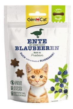 GimCat Soft Snacks Kachna s borůvkami 60g