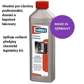 Xavax Odstraňovač vodního kamene z konvic a kávovarů, Premium, odvápňovací roztok