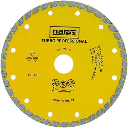 Narex Diamantový kotouč TURBO PROFESSIONAL 150 mm