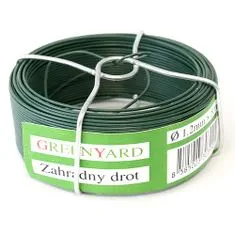 Drát vázací 0,8mm/75m PVC zelený GREENYARD