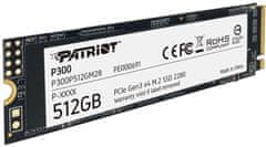 SSD, 512GB, P300, M.2 2280 PCIe NVMe