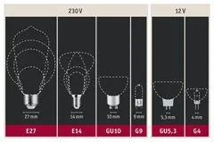 Paulmann PAULMANN 3ks-sada LED reflektor 4W GU10 230V 2700K teplá bílá 285.81 P 28581 28581