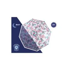 Perletti Dětský reflexní automatický deštník COOL KIDS Plameňáci, 15575