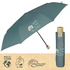 Perletti GREEN Dámský skládací deštník / břidlicově šedá, 19110