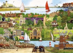 Ravensburger Puzzle Útěk do Norfolku 500 dílků