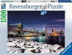 Ravensburger Puzzle Zima v New Yorku 1500 dílků