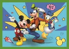 Trefl Puzzle Mickeyho klubík: S přáteli 4v1 (35,48,54,70 dílků)