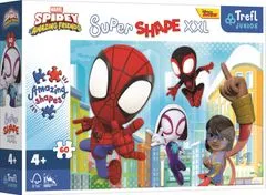 Trefl Puzzle Super Shape XXL Spidey a jeho úžasní přátelé 60 dílků