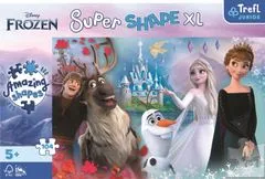 Trefl Puzzle Super Shape XL Ledové království 2: Ve světě Anny a Elsy 104 dílků