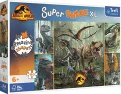 Trefl Puzzle Super Shape XL Jurský svět: Neobvyklí dinosauři 160 dílků