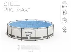 Bestway 56488 Bazén Steel Pro Max 4,57 x 1,07 m s příslušenstvím