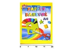 Papíry barevné A4, 10 listů, 180g