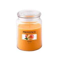 PROVENCE SVÍČKA VE SKLE 510g, 85-95hod, mango