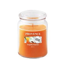 PROVENCE SVÍČKA VE SKLE S VÍČKEM 510G, TEQUILA SUNRISE