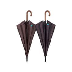 Perletti TIME Pánský automatický deštník Scottish / hnědý tmavý, 26283