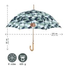 Perletti GREEN Dámský automatický deštník TULIPANI, 19122