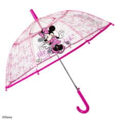 Perletti Dětský automatický deštník MINNIE MOUSE Transparent, 50135