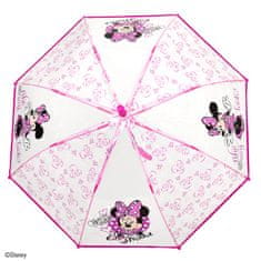 Perletti Dětský automatický deštník MINNIE MOUSE Transparent, 50135
