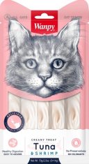 Wanpy Cat Creamy Lickable Treats-Tuna & Shrimp 5x14 g