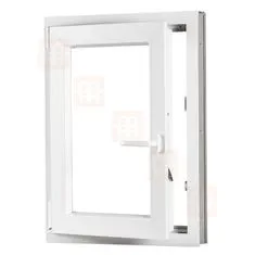 TROCAL Plastové okno | 50x70 cm (500x700 mm) | bílé | otevíravé i sklopné | levé