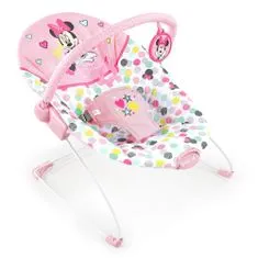 Disney Baby Lehátko vibrující Minnie Mouse Spotty Dotty 0m+ do 9 kg