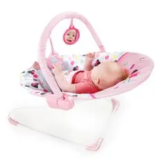 Disney Baby Lehátko vibrující Minnie Mouse Spotty Dotty 0m+ do 9 kg