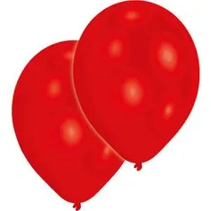 Amscan Latexové balónky červené 10ks 27,5cm -