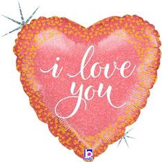 Grabo Nafukovací balónek srdce i love you 46cm -