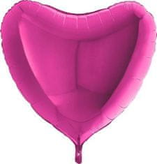 Grabo Nafukovací balónek růžové srdce 91 cm -