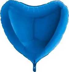 Grabo Nafukovací balónek modré srdce 91 cm -