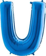 Grabo Nafukovací balónek písmeno U modré 102 cm -