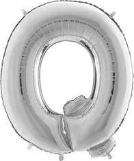 Grabo Nafukovací balónek písmeno Q stříbrné 102 cm -