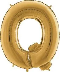 Grabo Nafukovací balónek písmeno Q zlaté 102 cm -