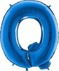 Grabo Nafukovací balónek písmeno Q modré 102 cm -
