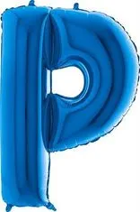 Grabo Nafukovací balónek písmeno P modré 102 cm -