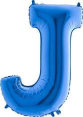Grabo Nafukovací balónek písmeno J modré 102 cm -