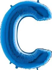 Grabo Nafukovací balónek písmeno C modré 102 cm -