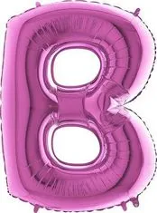 Grabo Nafukovací balónek písmeno B růžové 102 cm -