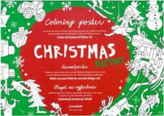 Coloreo Christmas Factory - Plakát omalovánka