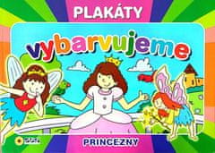 Princezny - Vybarvujeme XL plakáty