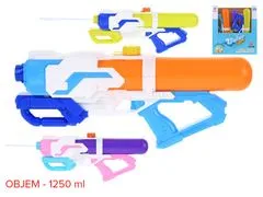 Vodní pistole 48 cm s pumpou (zelená, fialová, oranžová)