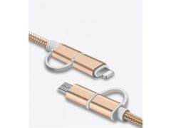 Bomba Micro USB, iPhone kabel 2v1 Barva: Černá