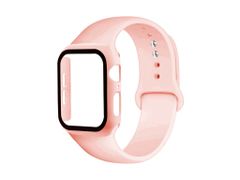 Bomba 3v1 Ochranné pouzdro + Silikonový řemínek pro Apple Watch Barva: Růžová, Velikost Apple Watch jednotlivě: 38MM