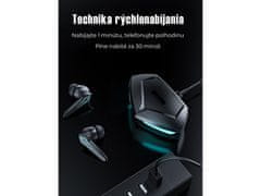 Gamer sluchátka s jedinečným designem a LED - P30 Barva: Černá