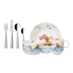 Villeroy & Boch Dětská jídelní porcelánová sada HAPPY AS A BEAR 7 ks