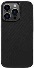 EPICO Hybrid Carbon kryt pro iPhone 14 s podporou uchycení MagSafe 69210191300002 - černý