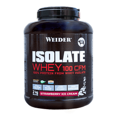 Weider Isolate Whey 100 CFM 100%, syrovátkový isolát, 2kg, Jahoda - ice cream