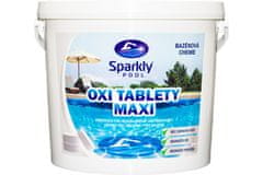 Sparkly POOL Oxi kyslíkové tablety do bazénu MAXI 200g 5 kg