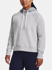 Under Armour Mikina Rival Fleece CB Hoodie-GRY S