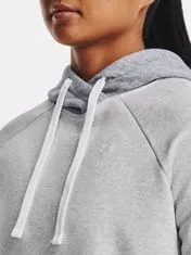 Under Armour Mikina Rival Fleece CB Hoodie-GRY S